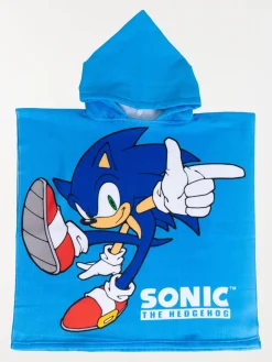 Poncho de plage Sonic 60x120 cm