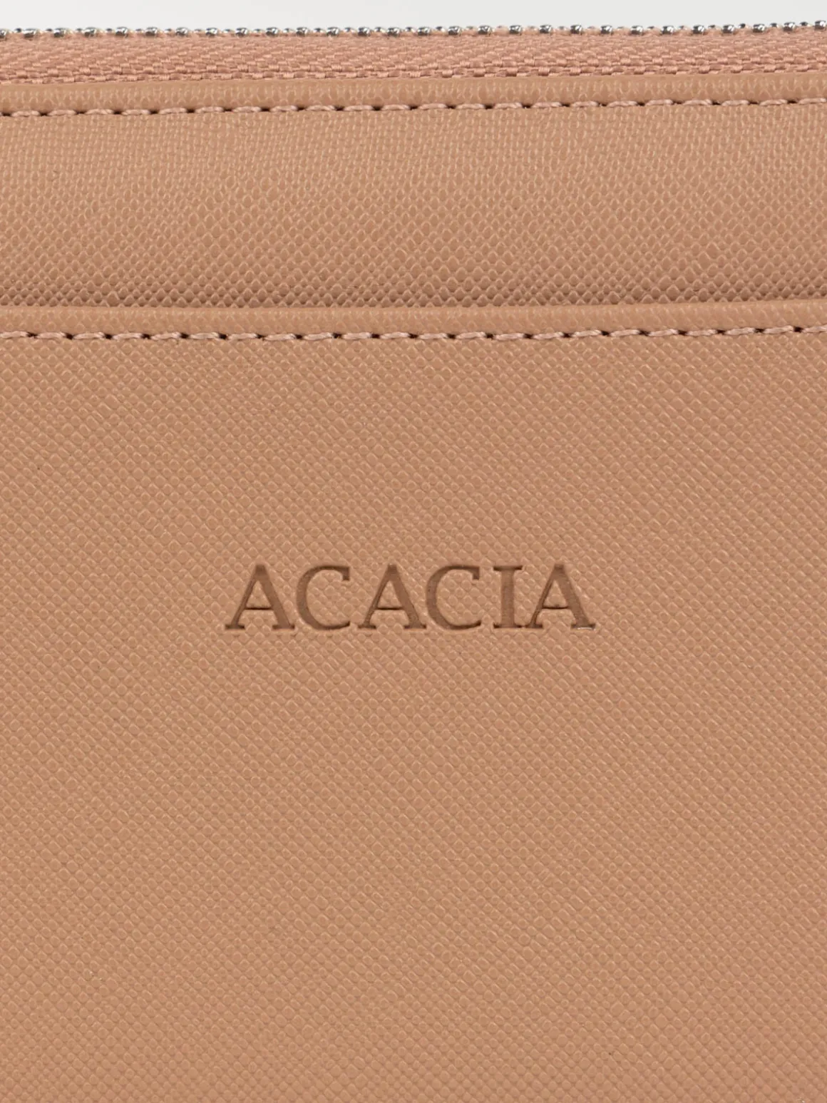 Portefeuille uni zipée femme
