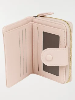 Porte-monnaie imprimé carreaux femme