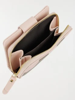 Porte-monnaie imprimé carreaux femme