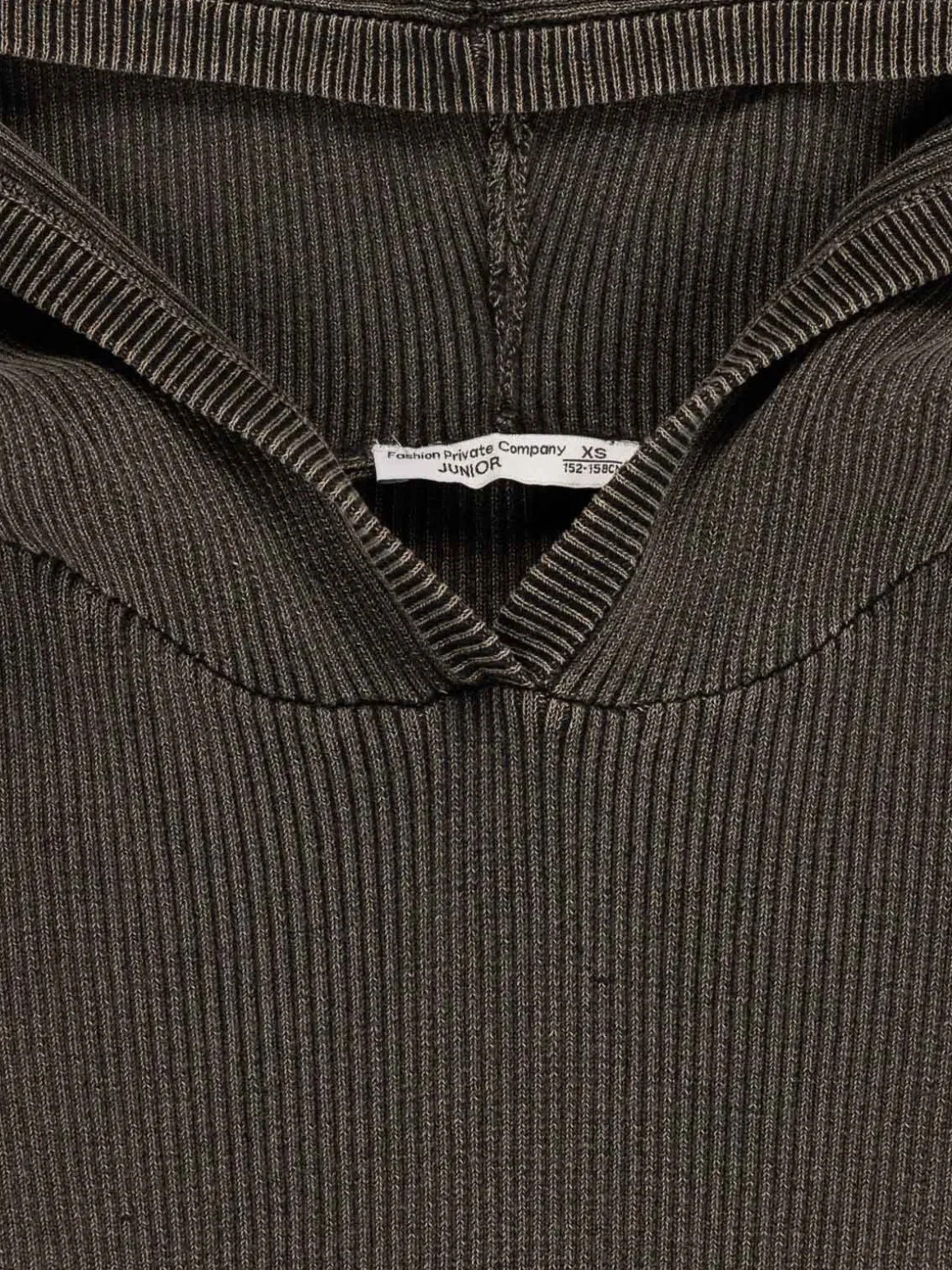 Pull à capuche fille noir (XXS-M)