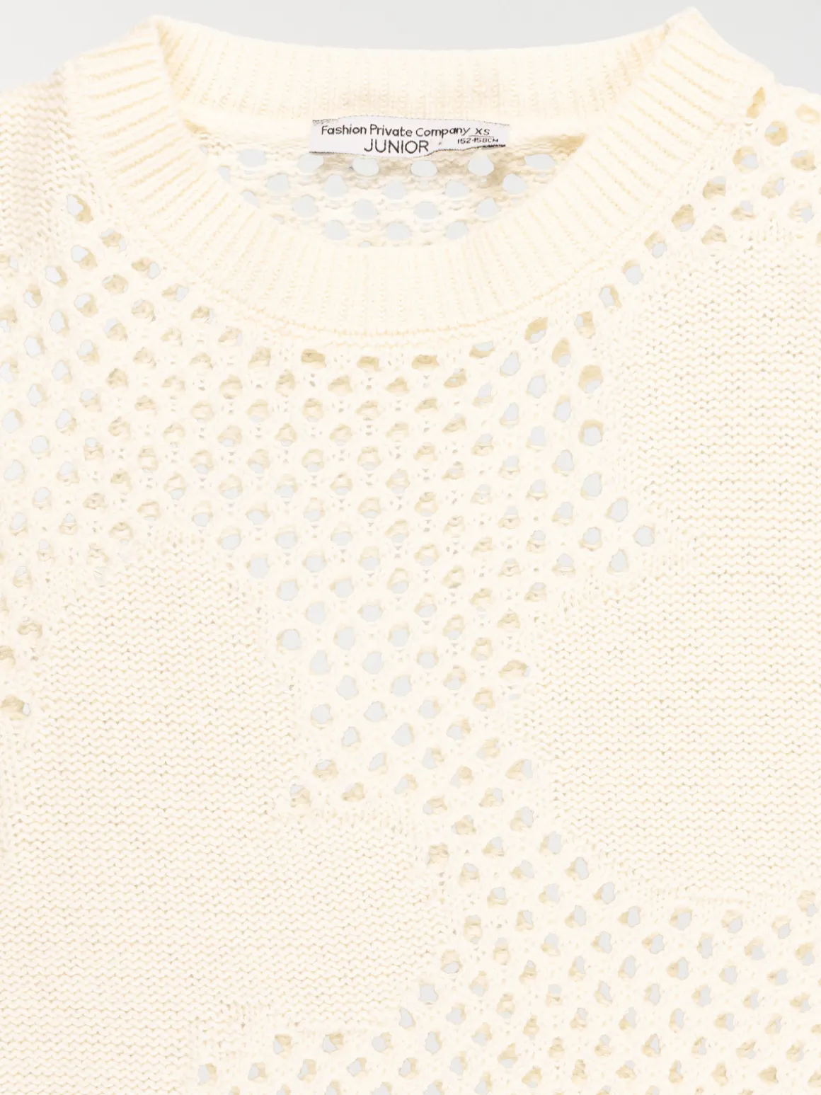 Pull ajouré papillon fille (XXS-M)