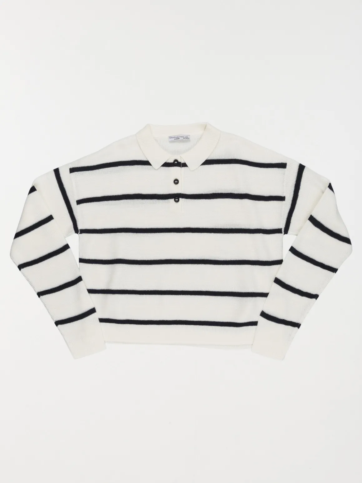 Pull boutonné col polo fille (XXS-M)