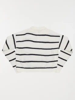 Pull boutonné col polo fille (XXS-M)