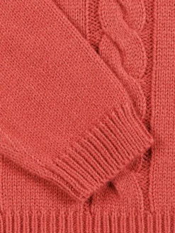 Pull broderies fleurs fille (3-12A)
