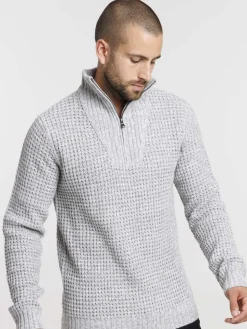 Pull col camionneur homme