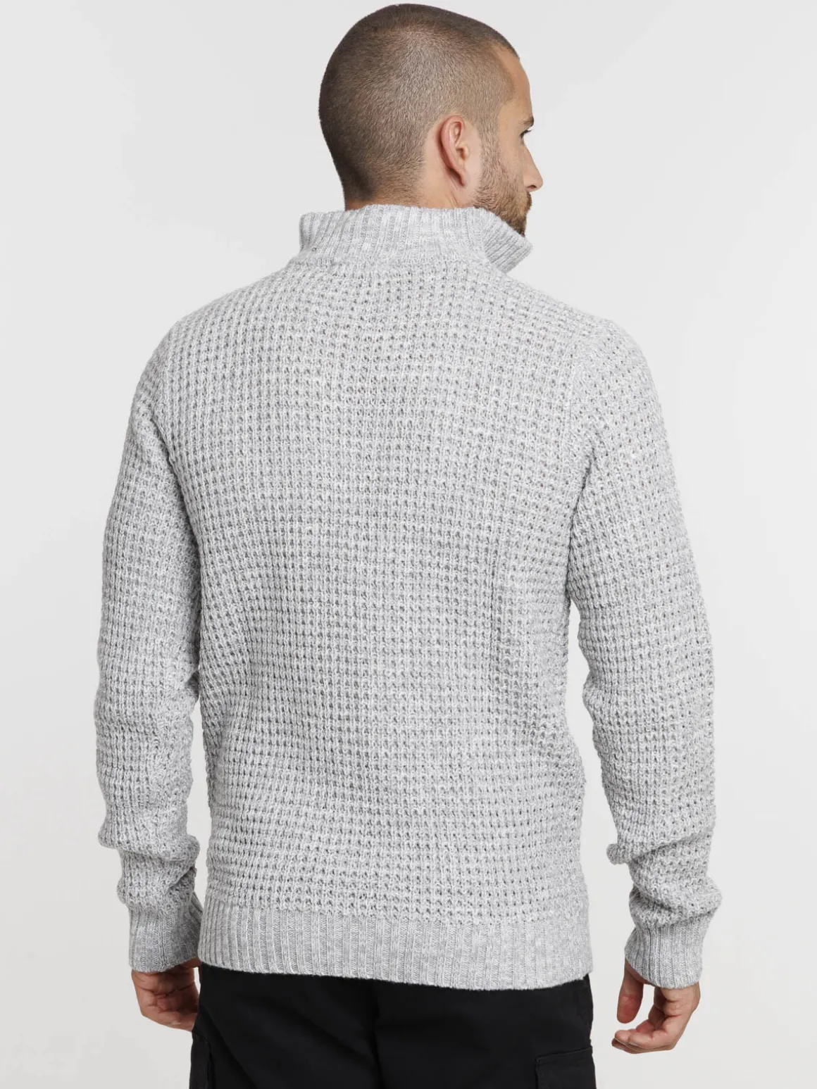 Pull col camionneur homme