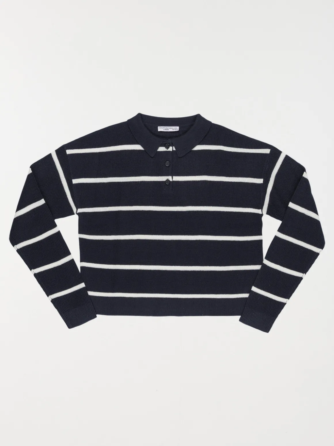Pull col polo boutonné fille (XXS-M)