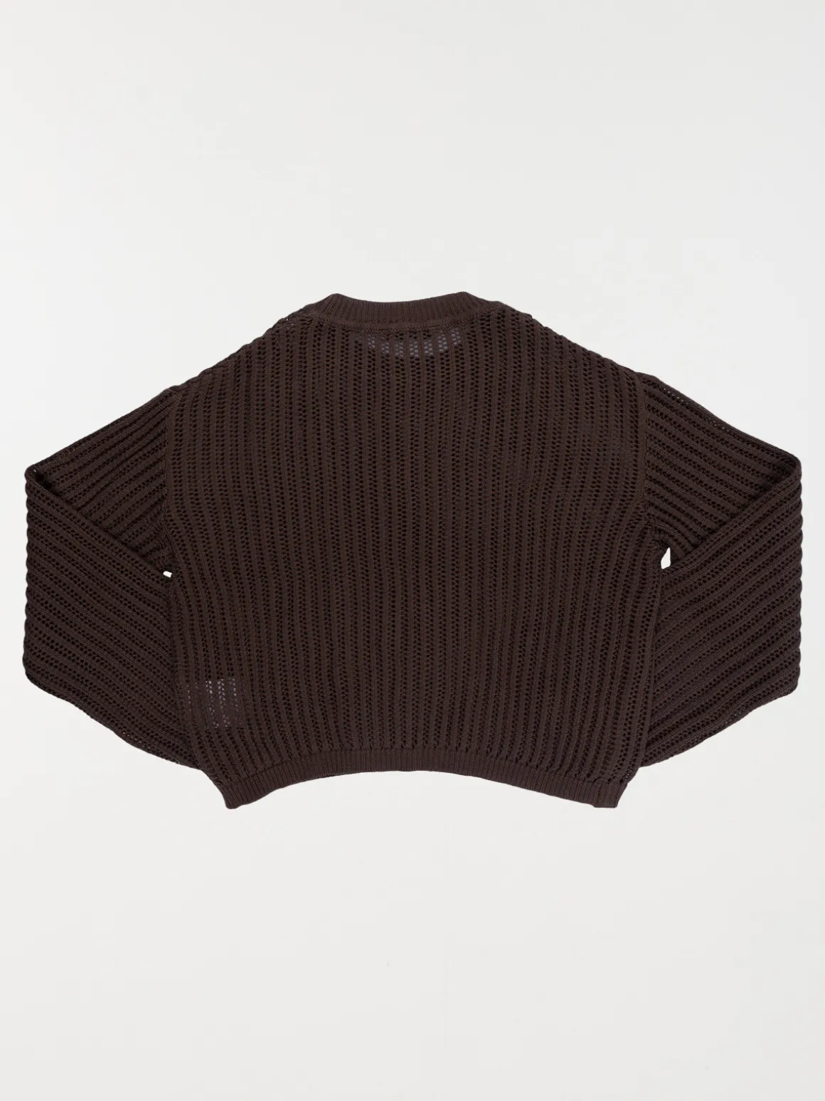 Pull col rond ajouré fille (XXS-M)