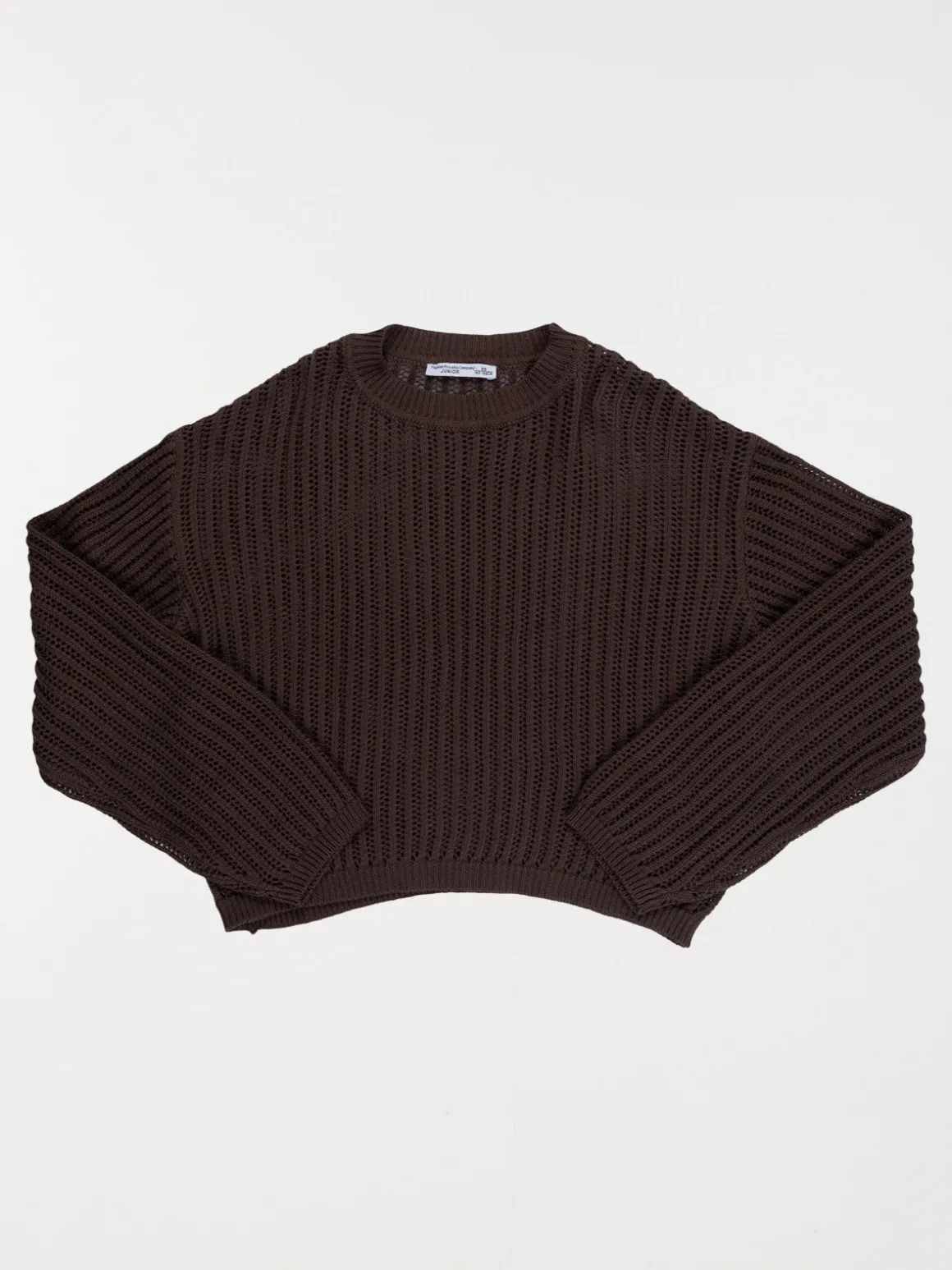 Pull col rond ajouré fille (XXS-M)