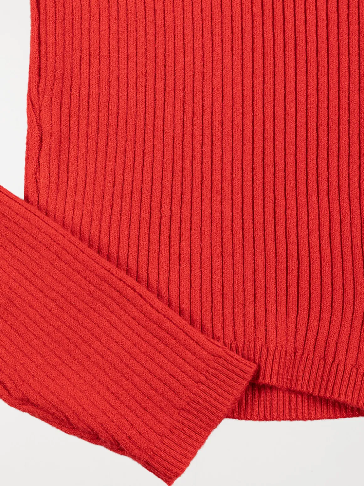 Pull col rond cerise fille (XXS-M)
