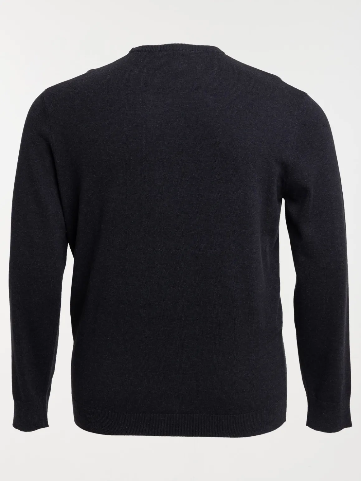 Pull col rond grande taille homme