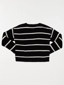 Pull col rond rayé fille (XXS-M)