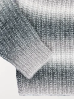 Pull col roulé multicolore fille (XXS-M)