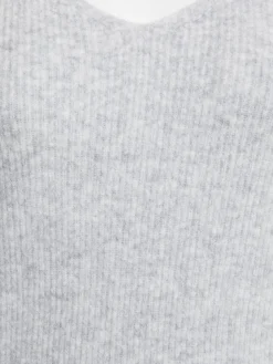 Pull col V femme grande taille