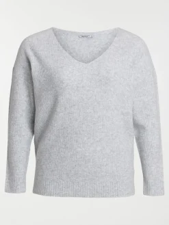 Pull col V femme grande taille