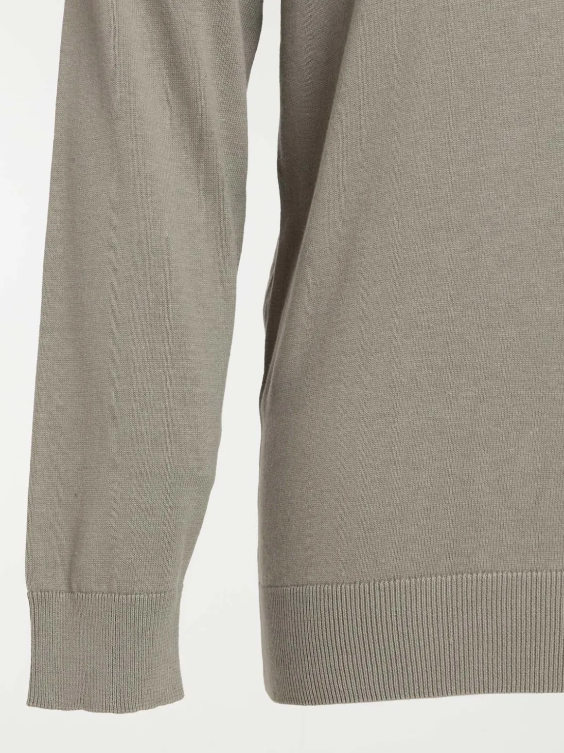 Pull col V grande taille homme