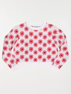 Pull court fleuri fille (3-12A)