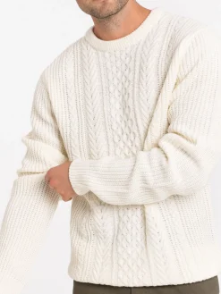 Pull écru homme