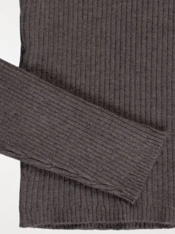 Pull côtelé uni fille (XXS-M)