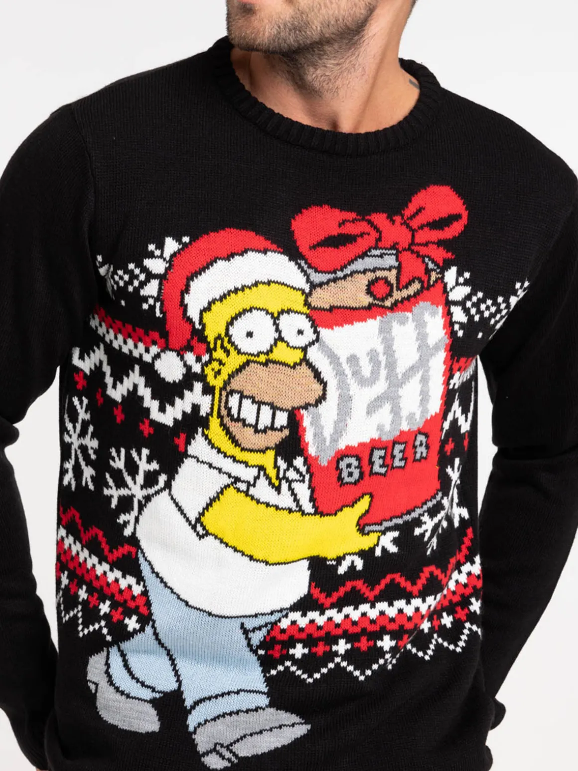 Pull de Noël Homer Simpson homme