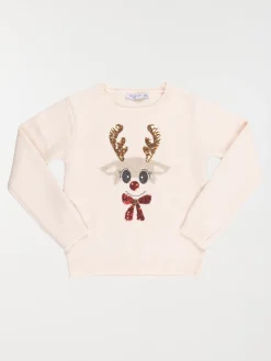 Pull de Noël sequins fille (3-12A)