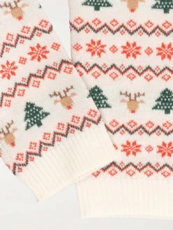 Pull de Noël tout imprimé enfant (3-12A)