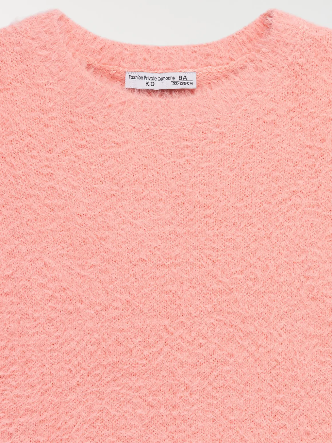 Pull doux col rond fille (3-12A)