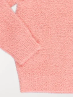 Pull doux col rond fille (3-12A)