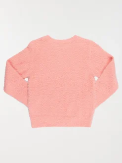 Pull doux col rond fille (3-12A)