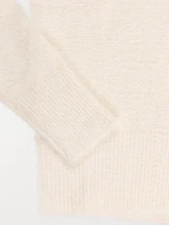 Pull doux col rond fille (XXS-M)