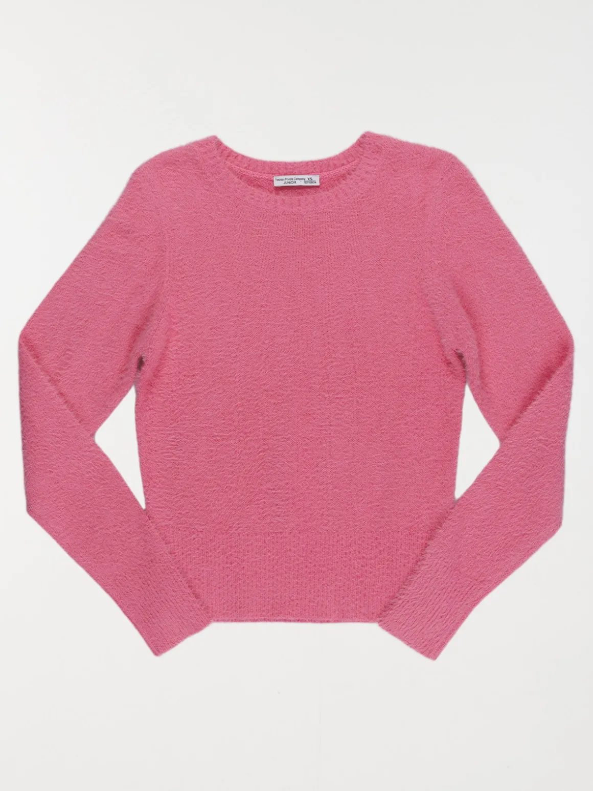 Pull doux rose fluo fille (XXS-M)