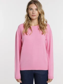 Pull fin col rond femme