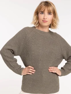 Pull maille brillante femme