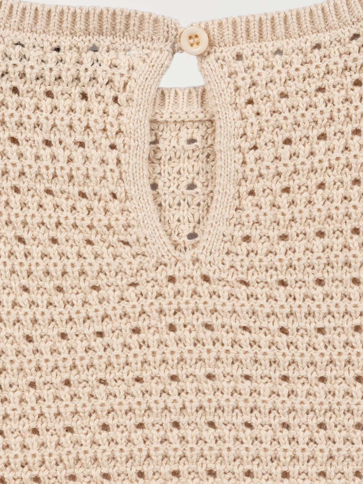Pull maille crochet fille (3-12A)
