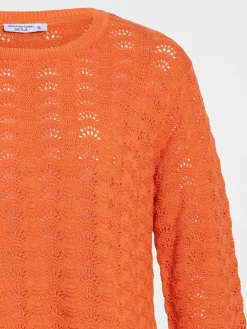 Pull maille crochet grande taille femme