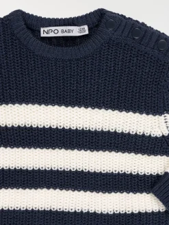 Pull marine rayé garçon (3-36M)