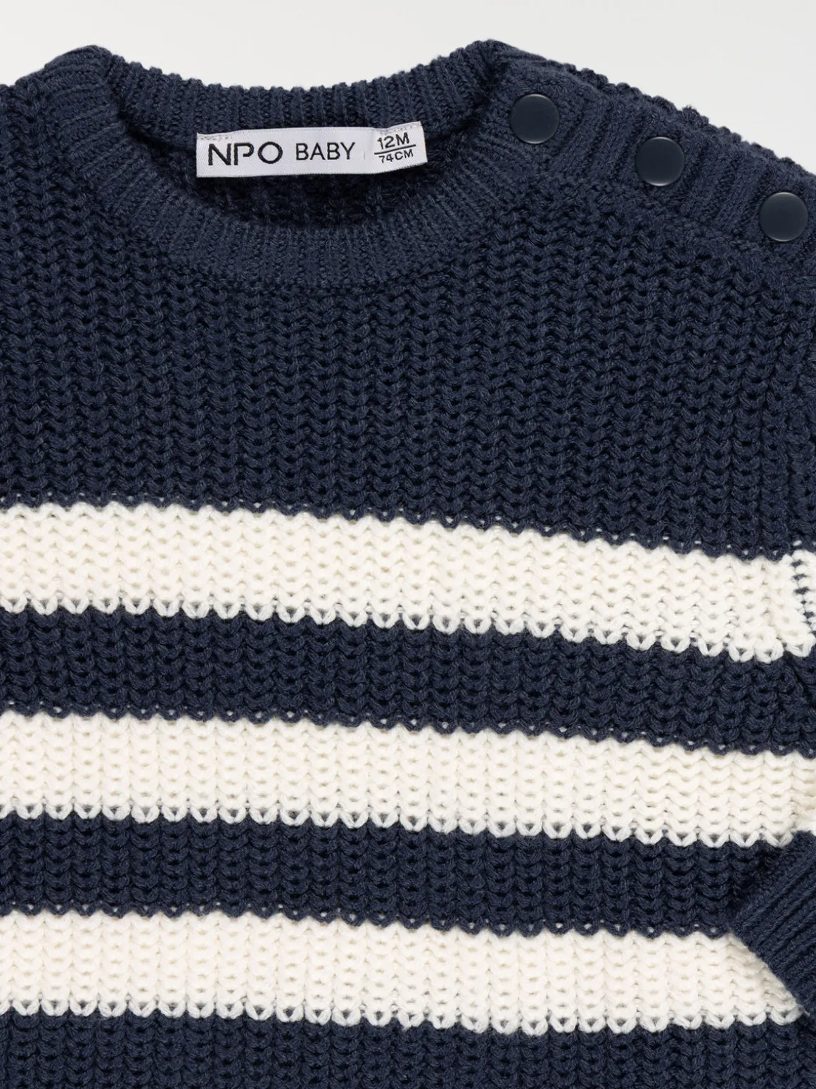 Pull marine rayé garçon (3-36M)