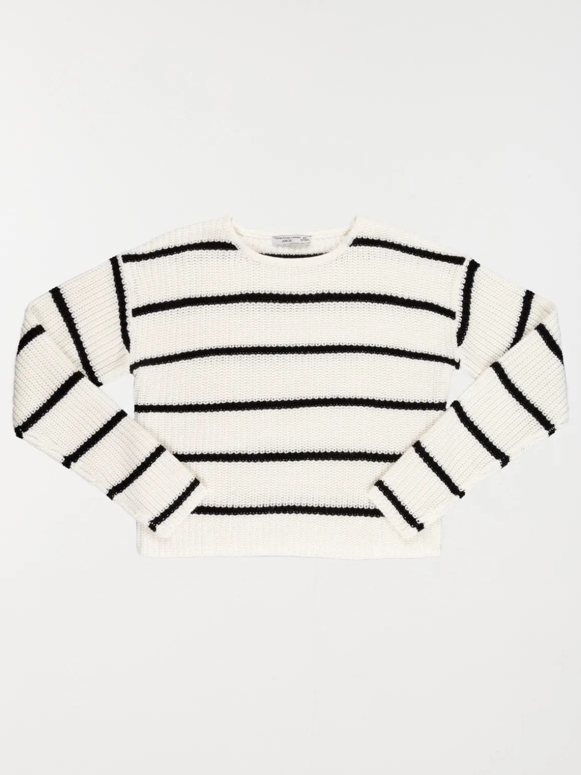 Pull rayé col rond fille (XXS-M)