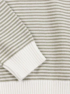 Pull rayé mousse clair garçon (3-36M)