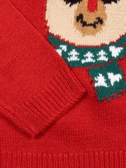 Pull renne de Noël garçon (3-12A)