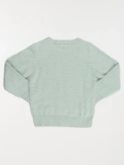 Pull vert d'eau baby fille (3-12A)