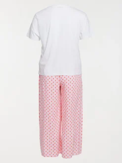 Pyjama coeurs grande taille femme