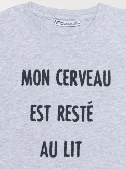 Pyjama court message garçon (XXS-M)