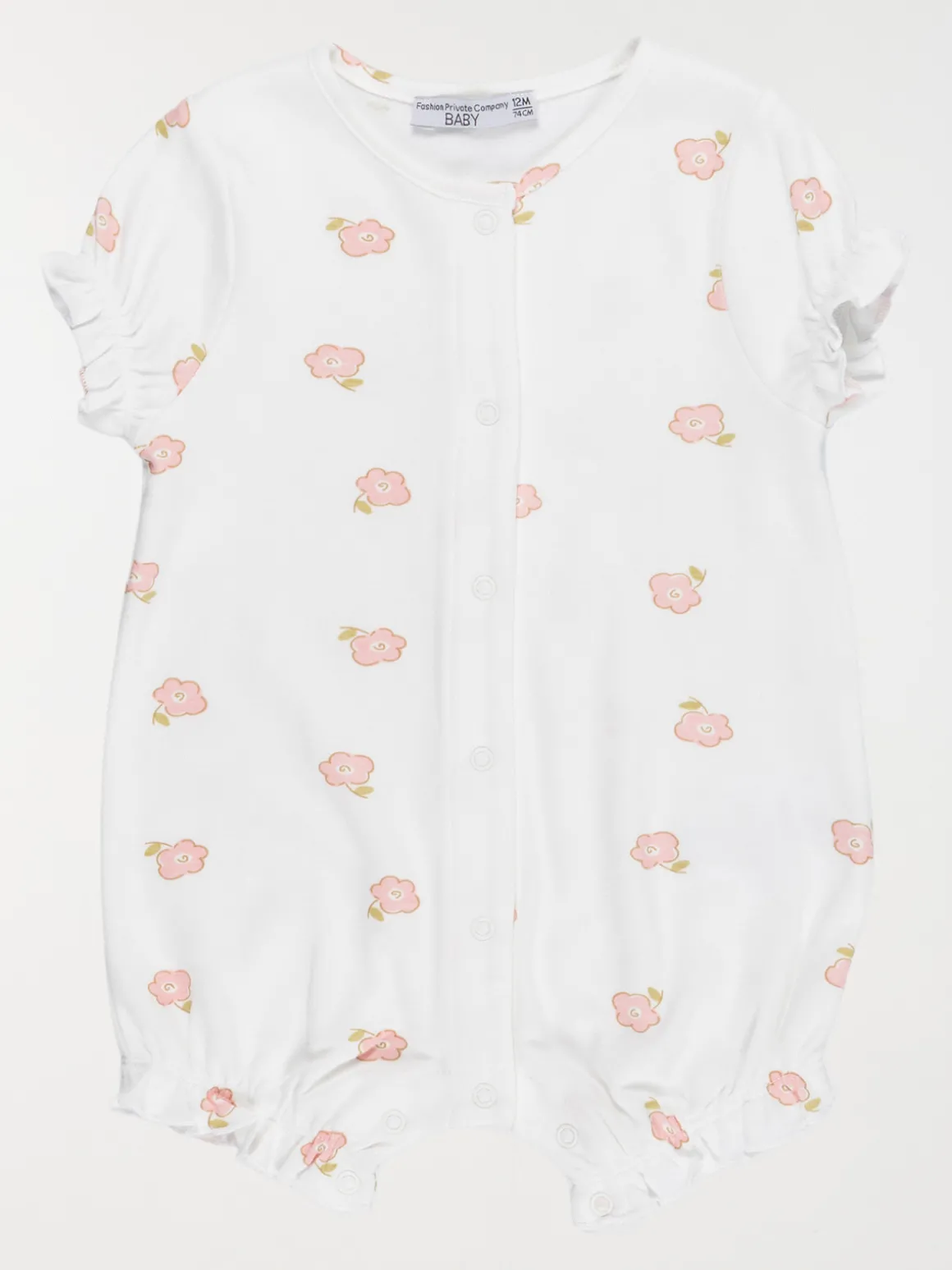 Pyjama fleuri fille (3-24M)