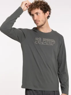 Pyjama homme gris ardoise