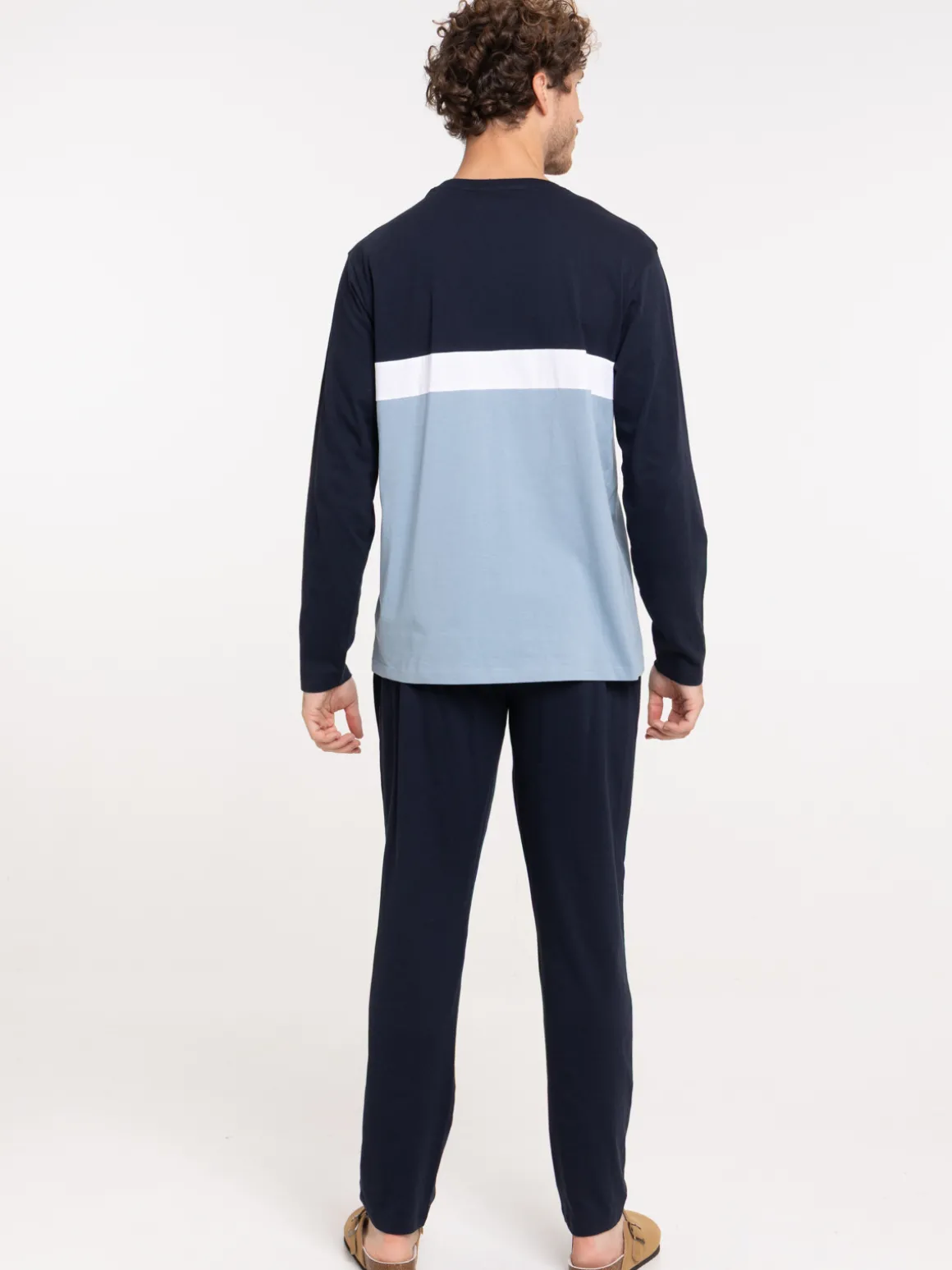 Pyjama homme tricolore