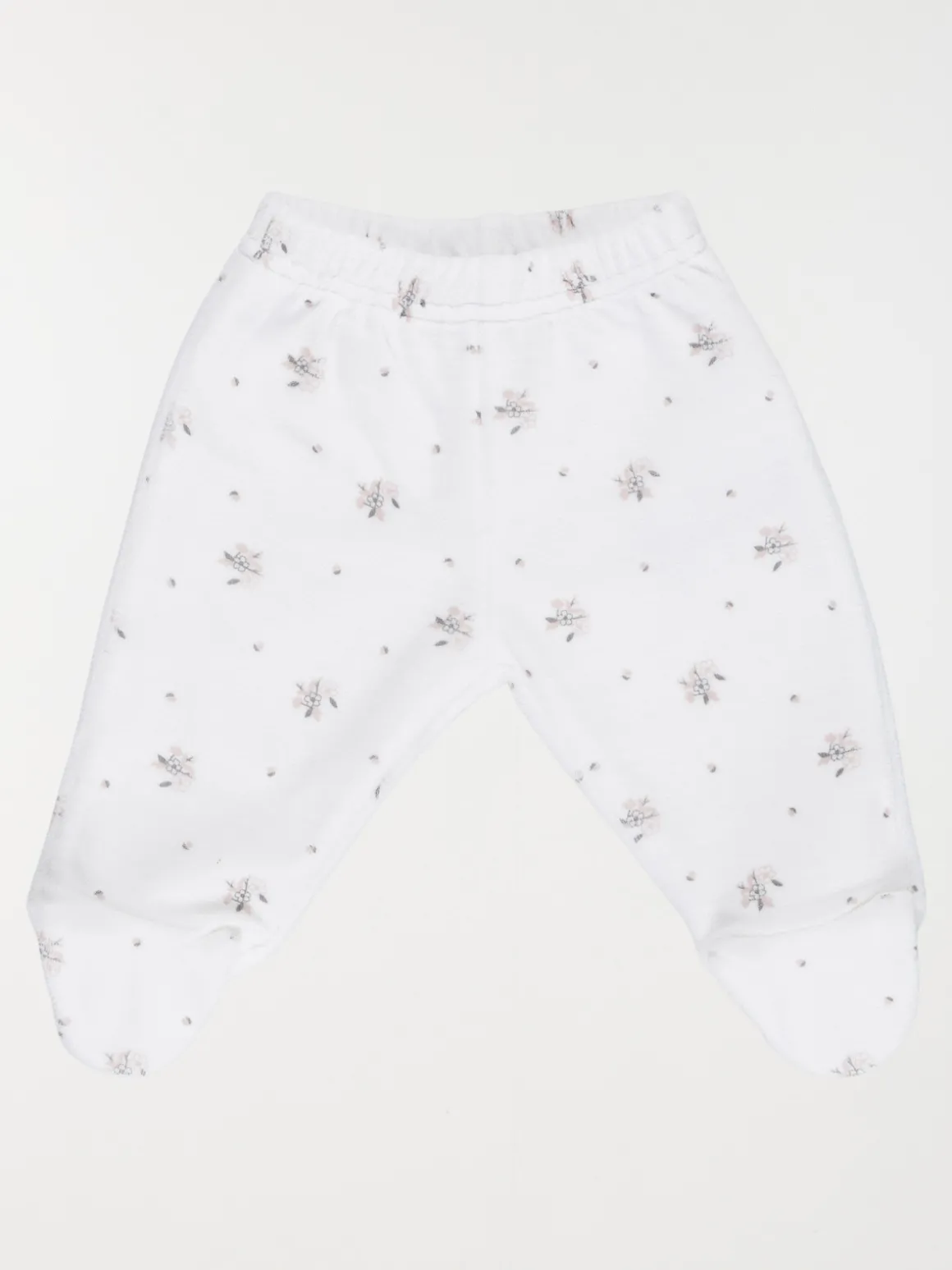 Pyjama imprimés fleurs fille (0-9M)