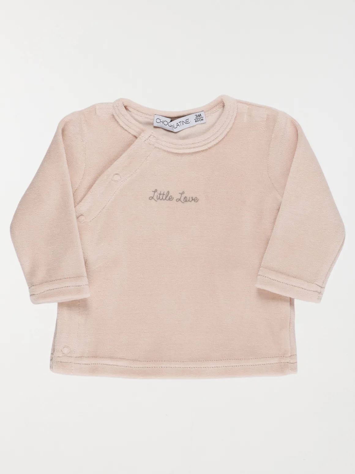 Pyjama imprimés fleurs fille (0-9M)