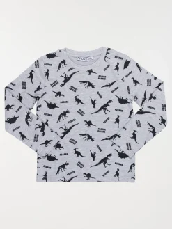 Pyjama motif dinosaure garçon (3-12A)